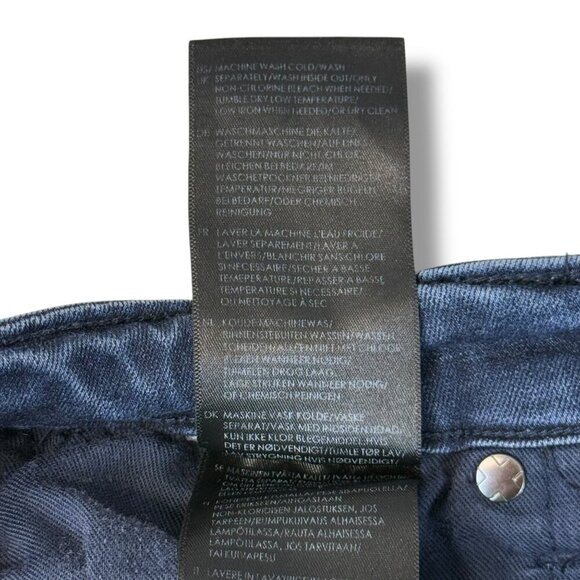 Liverpool Jeans Womens Size 8 Abby Ankle Skinny Fit Mid-Rise Stone Wash Denim - Picture 12 of 13